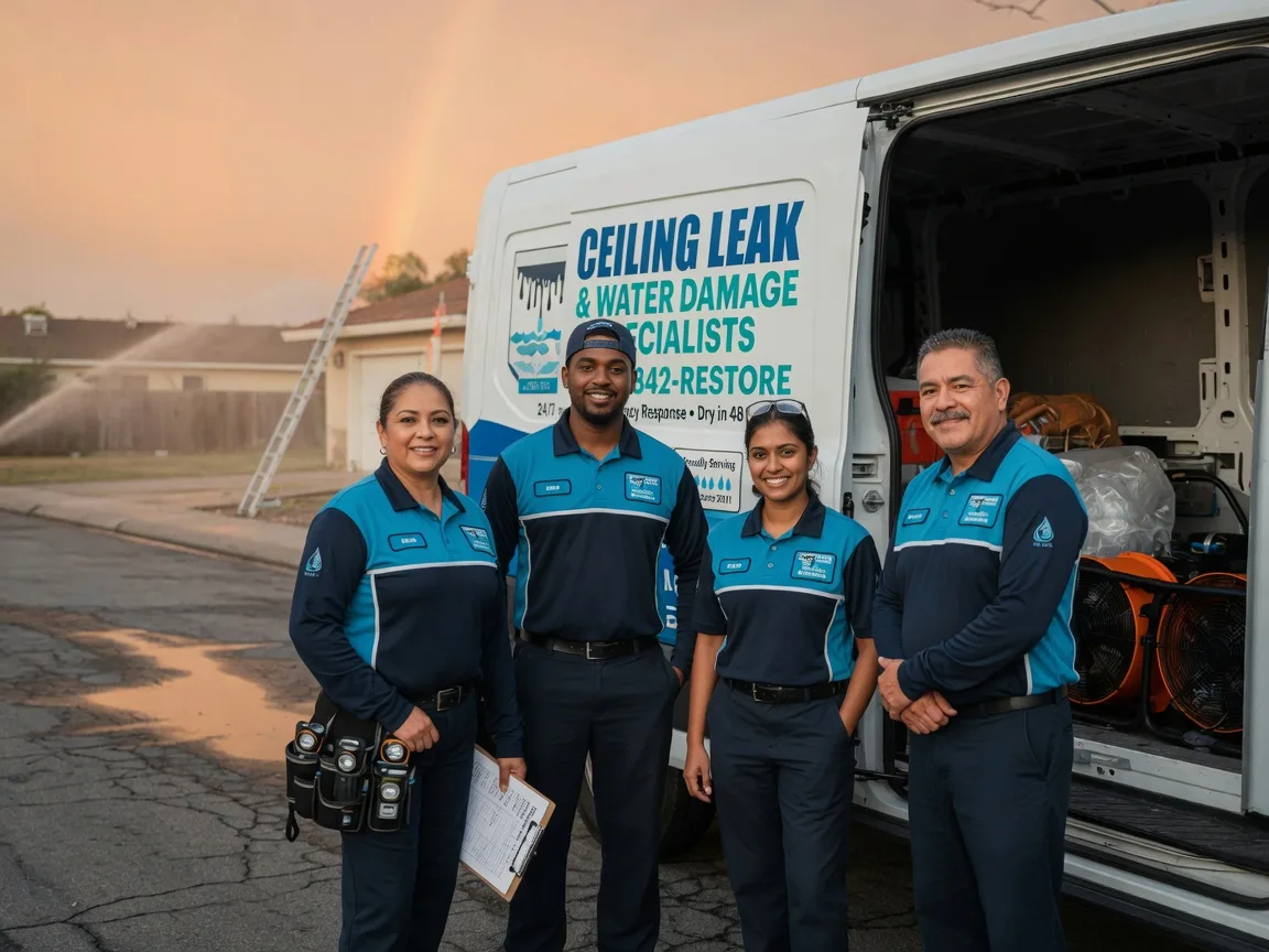 Ceiling Leak Cleanup company in Soulsbyville, CA